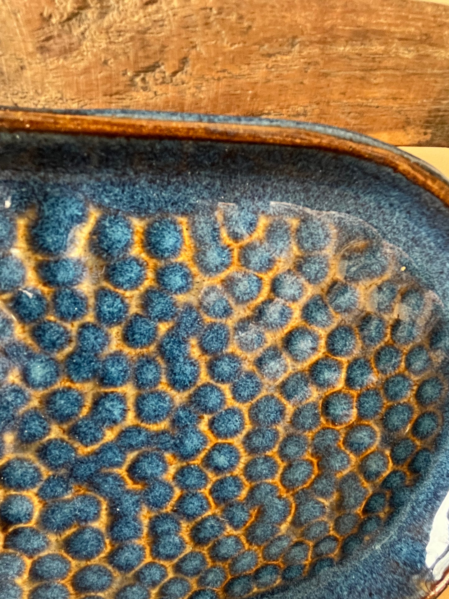 Ocean Blue Large Oblong Platter