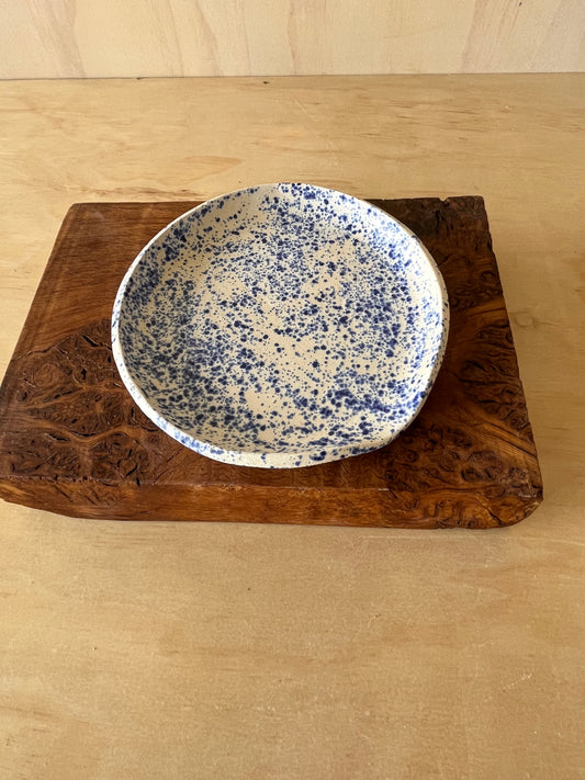 Blue Speckle Spoon Rest