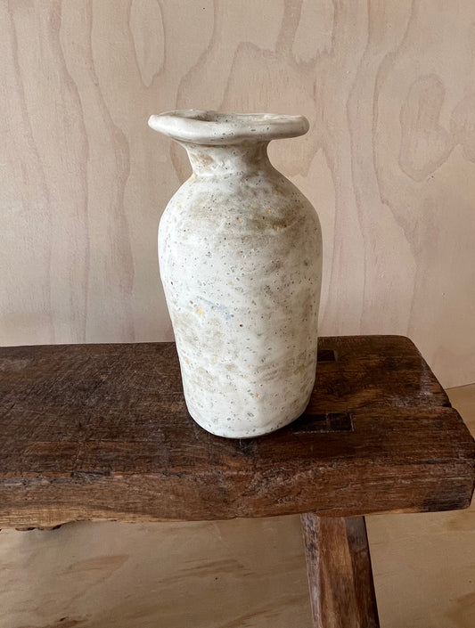 Gold speckle vase