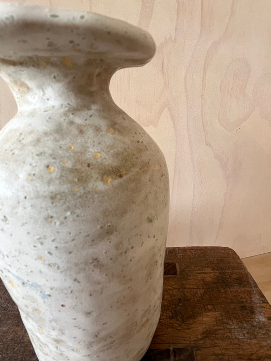 Gold speckle vase