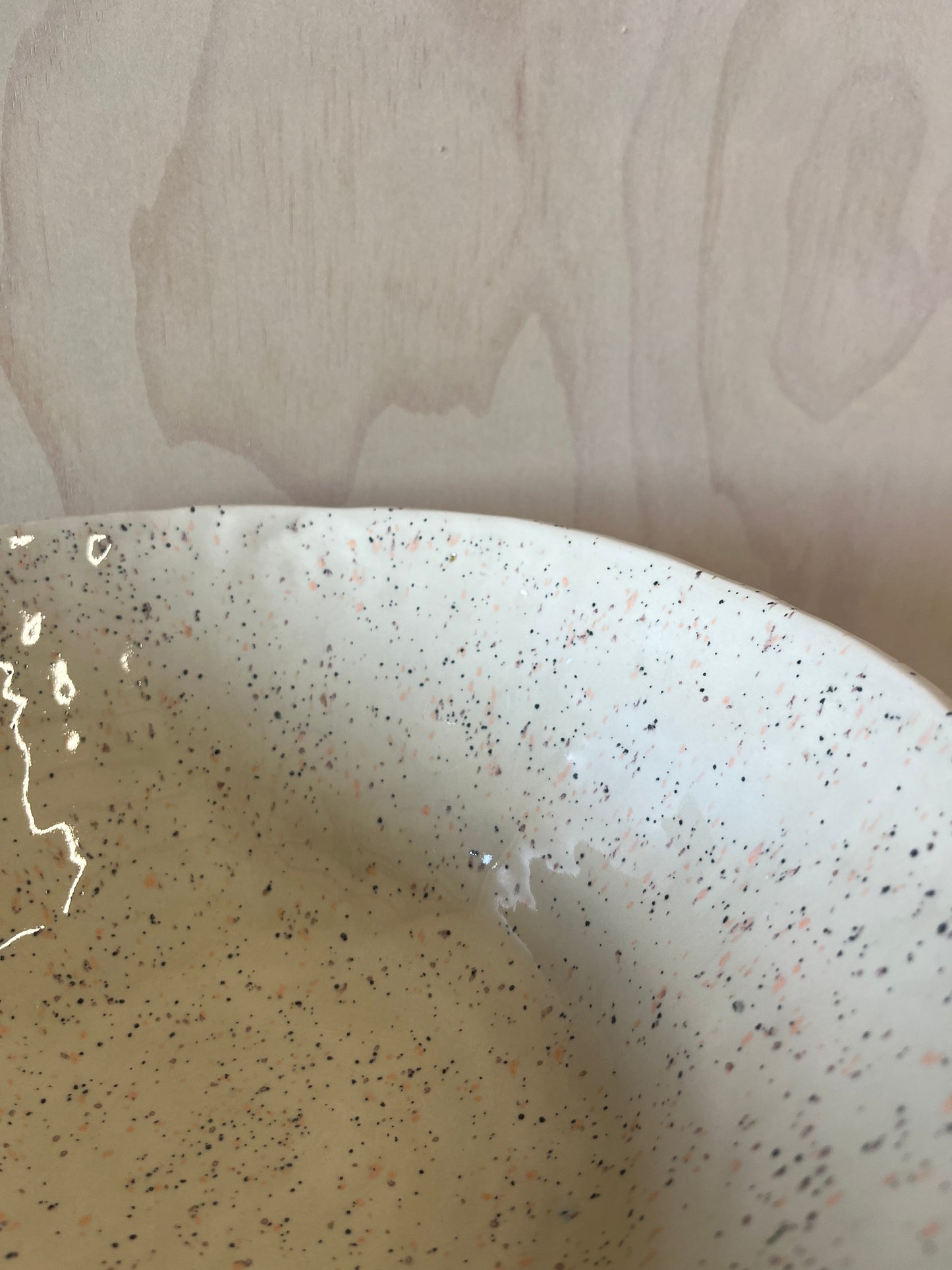 Gather bowl- Cream Confetti Speckle